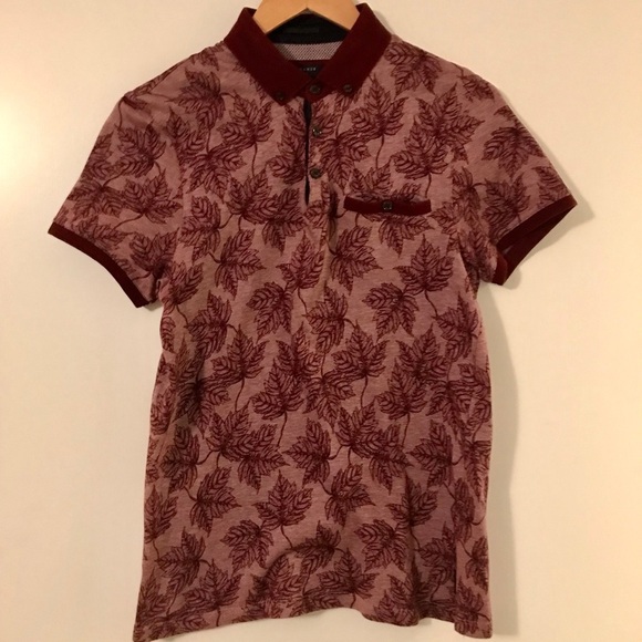 Ted Baker London Other - Men’s Ted Baker polo shirt - used - burgundy